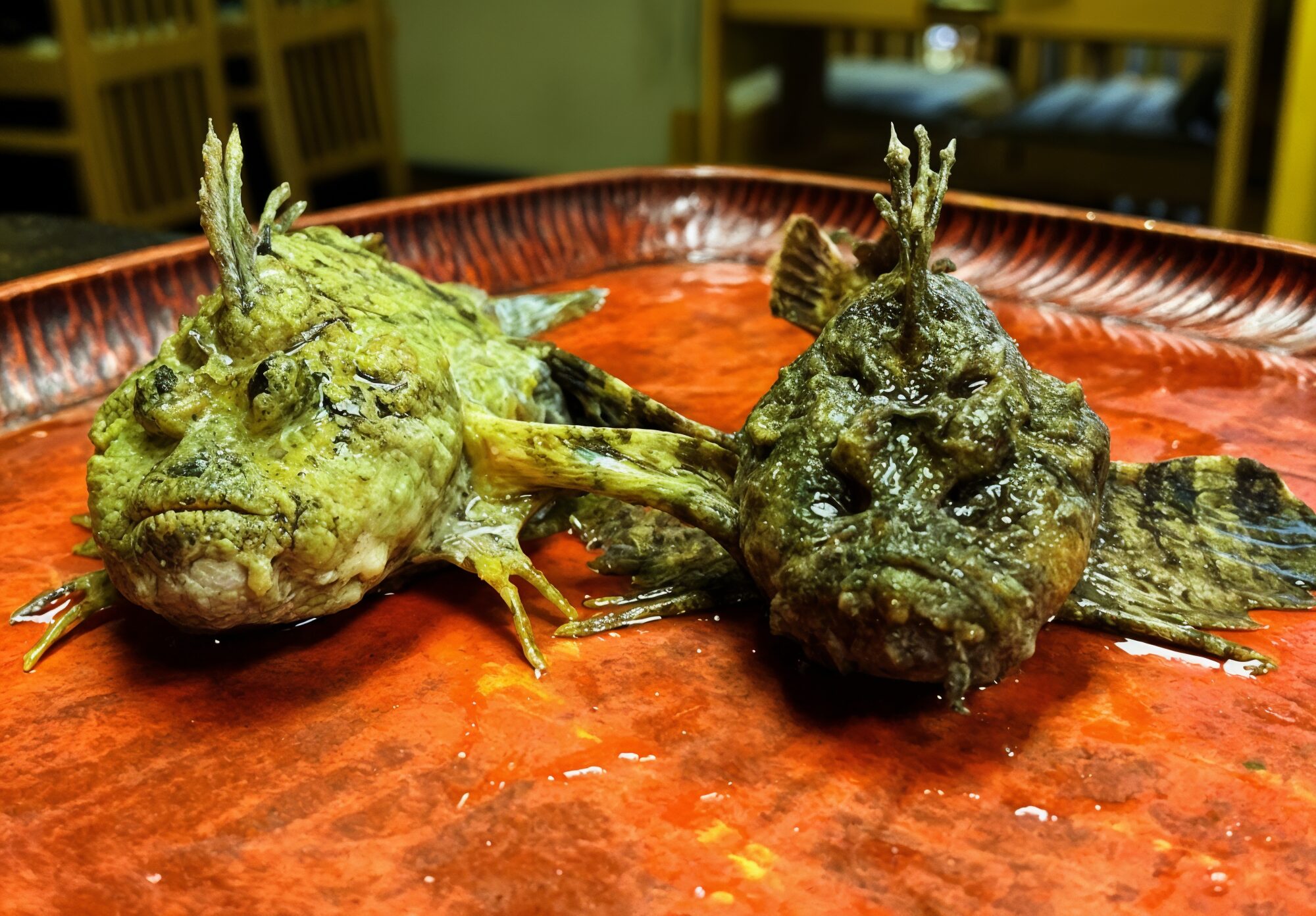 香川県ひさご亭の虎魚の写真