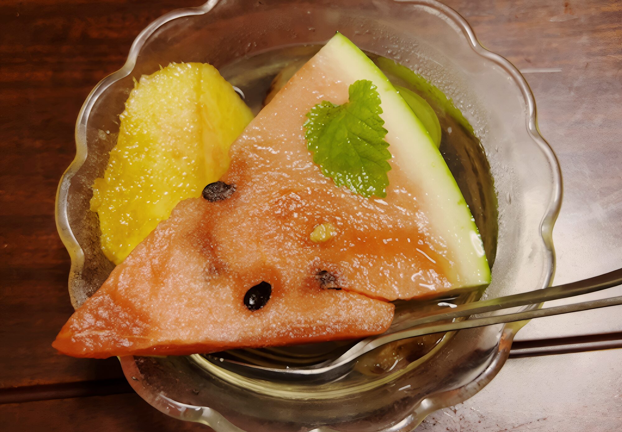 香川県ひさご亭の季節のフルーツの写真