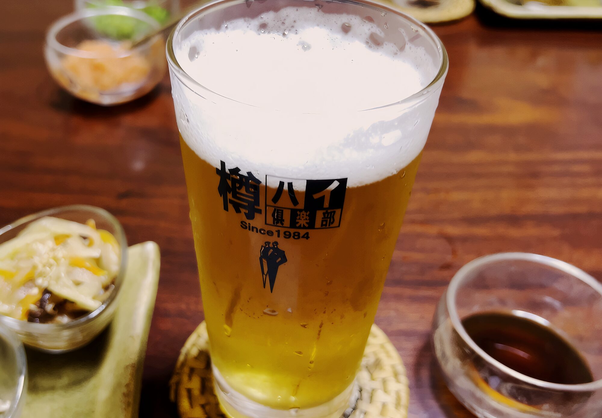 香川県ひさご亭のビールの写真