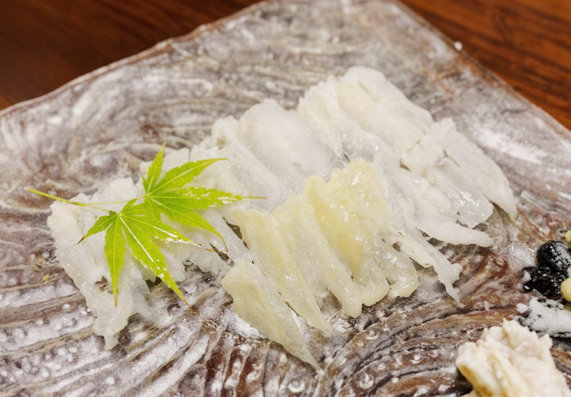 香川県ひさご亭の虎魚の刺身の写真